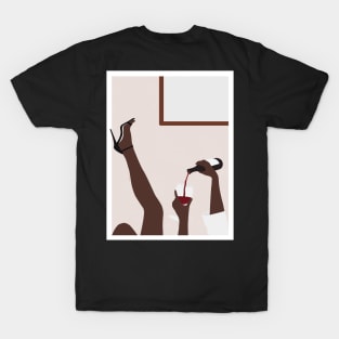 Wine and leg T-Shirt